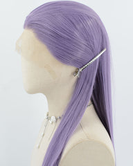 Purple Synthetic Lace Front Wig WW981