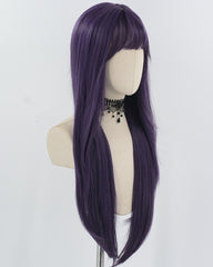 30inch Long Purple Synthetic Wig HW687