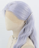 Purple Curly Synthetic Lace Front Wig WW1002