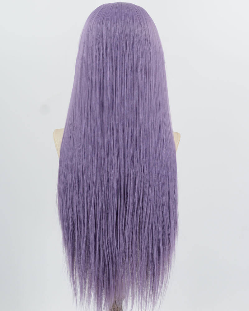Purple Synthetic Lace Front Wig WW981