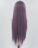 Straight Purple Synthetic Lace Front Wig WT126