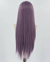 Straight Purple Synthetic Lace Front Wig WT126