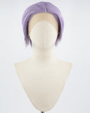 Purple Short Synthetic Lace Front Men's Wig MW008