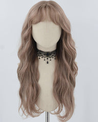 Dusty Pink Curly Synthetic Wig HW632