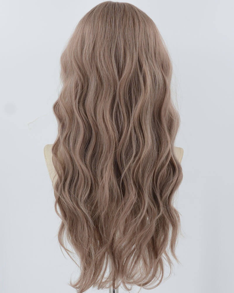 Dusty Pink Curly Synthetic Wig HW632