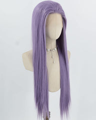 Purple Synthetic Lace Front Wig WW981