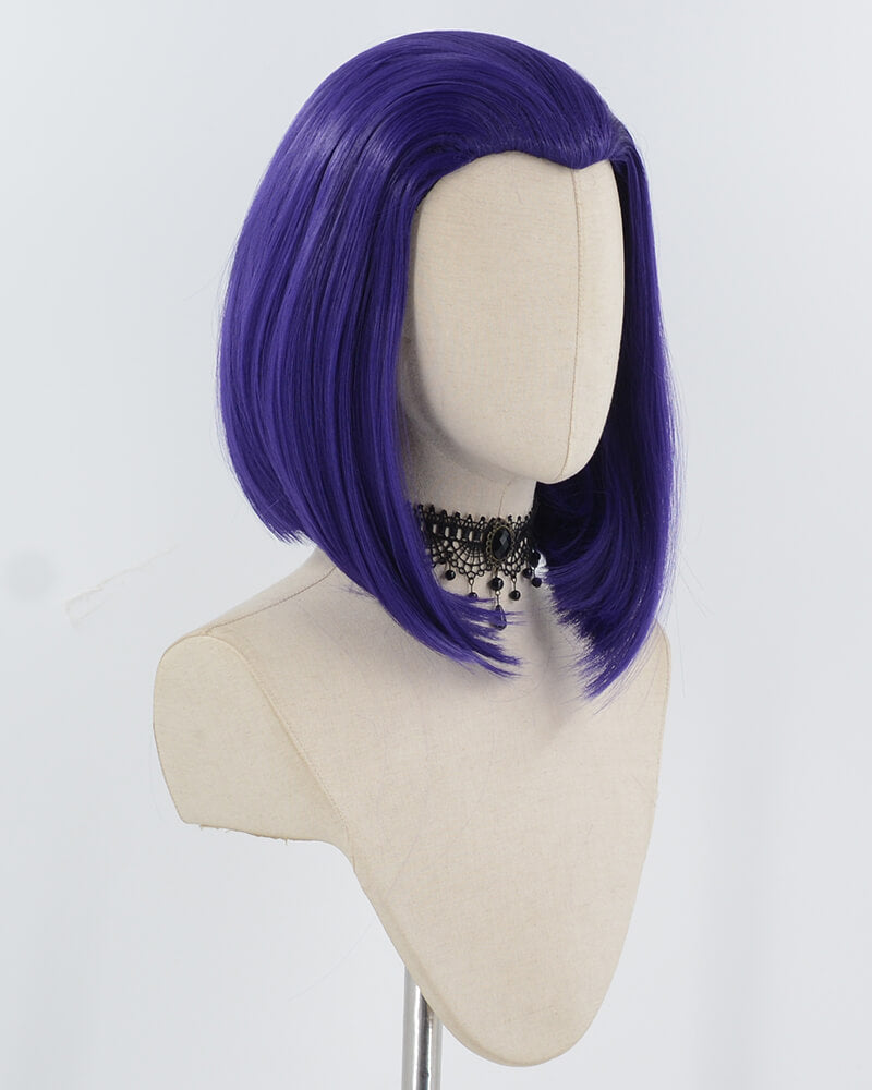 Purple Short Cosplay Synthetic Wig HW734