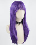 Purple Long Synthetic Wig HW393