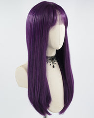 Purple Long Straight Synthetic Wig HW423