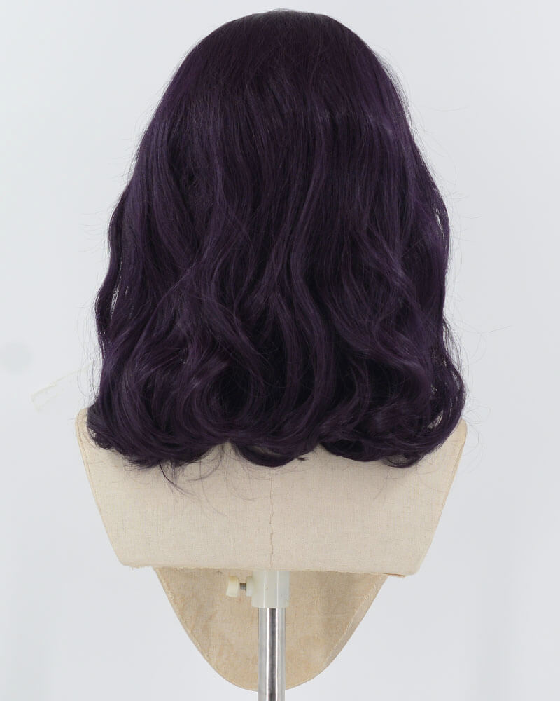 Purple Wavy Synthetic Lace Front Wig WW947