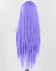 Straight Purple Synthetic Lace Front Wig WT089