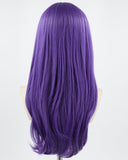 Purple Long Synthetic Wig HW393