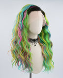 Rainbow Synthetic Lace Front Wig WW130