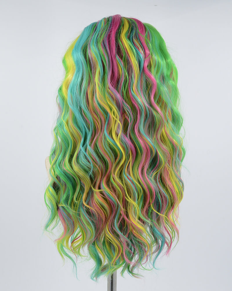 Rainbow Synthetic Lace Front Wig WW130