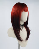 Black Ombre Red Synthetic Wig HW256