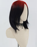 Red Ombre Black Synthetic Wig HW635