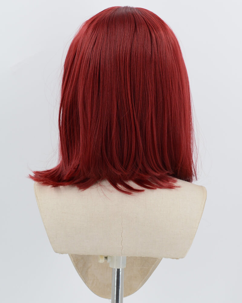 Red Bob Synthetic Lace Front Wig WW1000