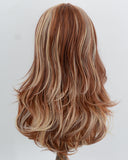 Red Brown Skunk Stripe Blonde Synthetic Lace Front Wig WW1067