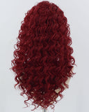 Red Curly Synthetic Wig HW684