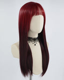 Red Ombre Straight Synthetic Wig HW343