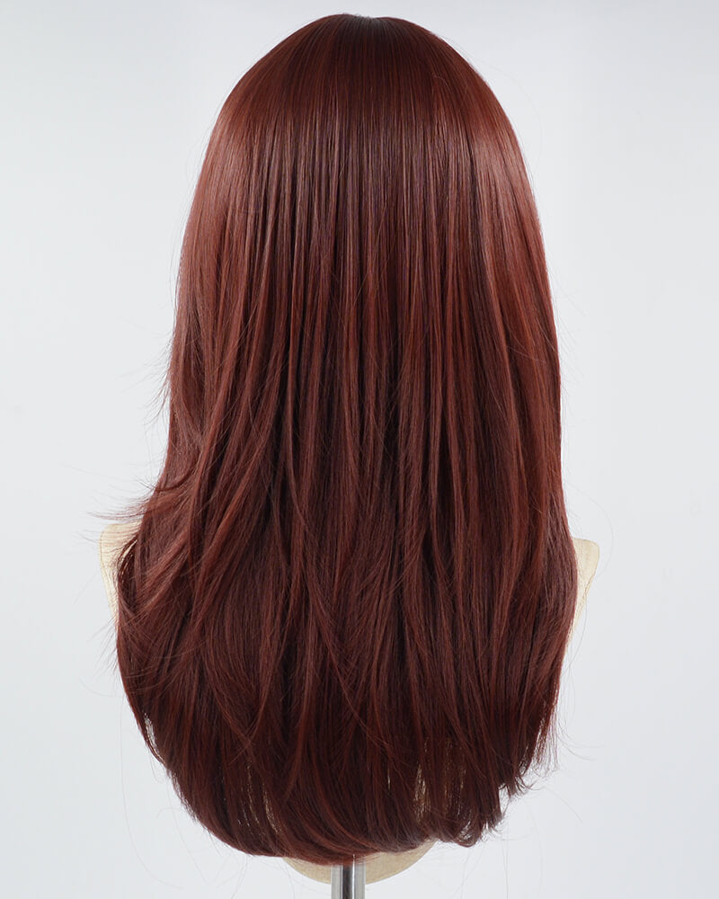 Wine Red Synthetic Wig HW419