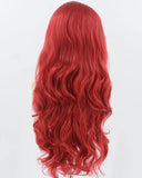 Red Synthetic Lace Front Wig WT037