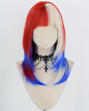 Red White Blue Synthetic Wig HW831