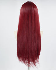 Long Straight Red Synthetic Wig HW446