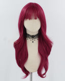 Purple Red Synthetic Wig HW735