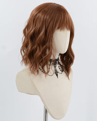 Brown Short Curly Synthetic Wig HW803