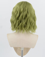 Green Short Curly Synthetic Wig HW779