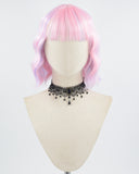 Pink Blue Short Synthetic Wig HW445