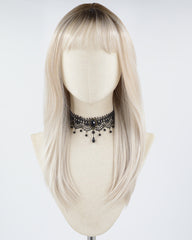Ombre Silver Blonde Synthetic Wig HW441