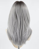 Ombre Silver Grey Synthetic Wig HW397