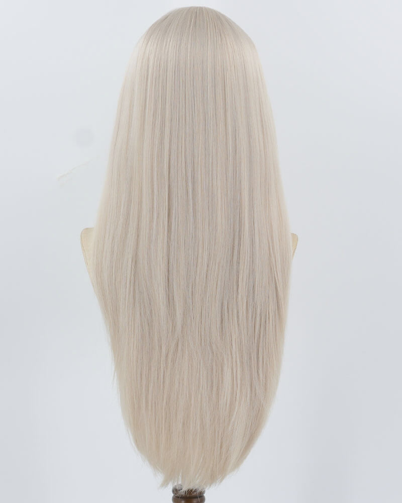 Silver Grey Synthetic Wig HW657
