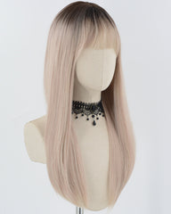Ombre Blonde Straight Synthetic Wig HW583