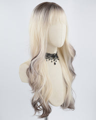 Blonde Ombre Black Synthetic Wig HW312