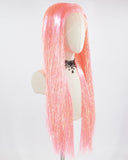 Tinsel Pink Long Synthetic Lace Front Wig WW693