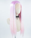 Purple Ombre Pink Tinsel Lace Front Wig WW564