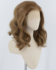 Brown Wavy Synthetic Lace Front Wig WW948