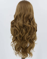 Blonde Brown Long Wavy Synthetic Lace Front Wig WW900