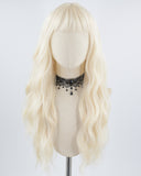 Platinum Blonde Curly Synthetic Wig HW390