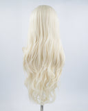Platinum Blonde Synthetic Lace Front Wigs WT012