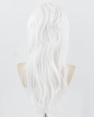 White Cosplay Synthetic Lace Front Wig WW852