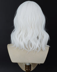 White Curly Short Synthetic Wig HW893