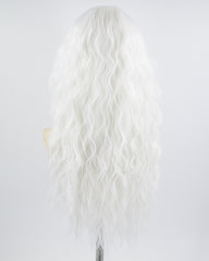 White Curly Synthetic Wig HW371