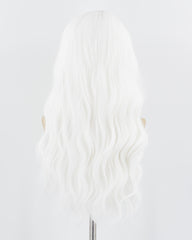 White Curly Synthetic Wig HW470