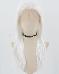 White Cosplay Synthetic Lace Front Wig WW852