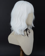 White Curly Short Synthetic Wig HW893