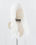 White Curly Synthetic Wig HW470
